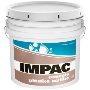 IMPAC CEMENTO PLASTICO GALON 4 LTS.
